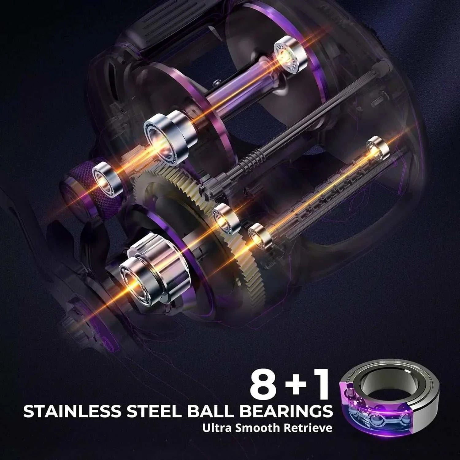 Alijoz 400 Baitcaster Fishing Reel 38